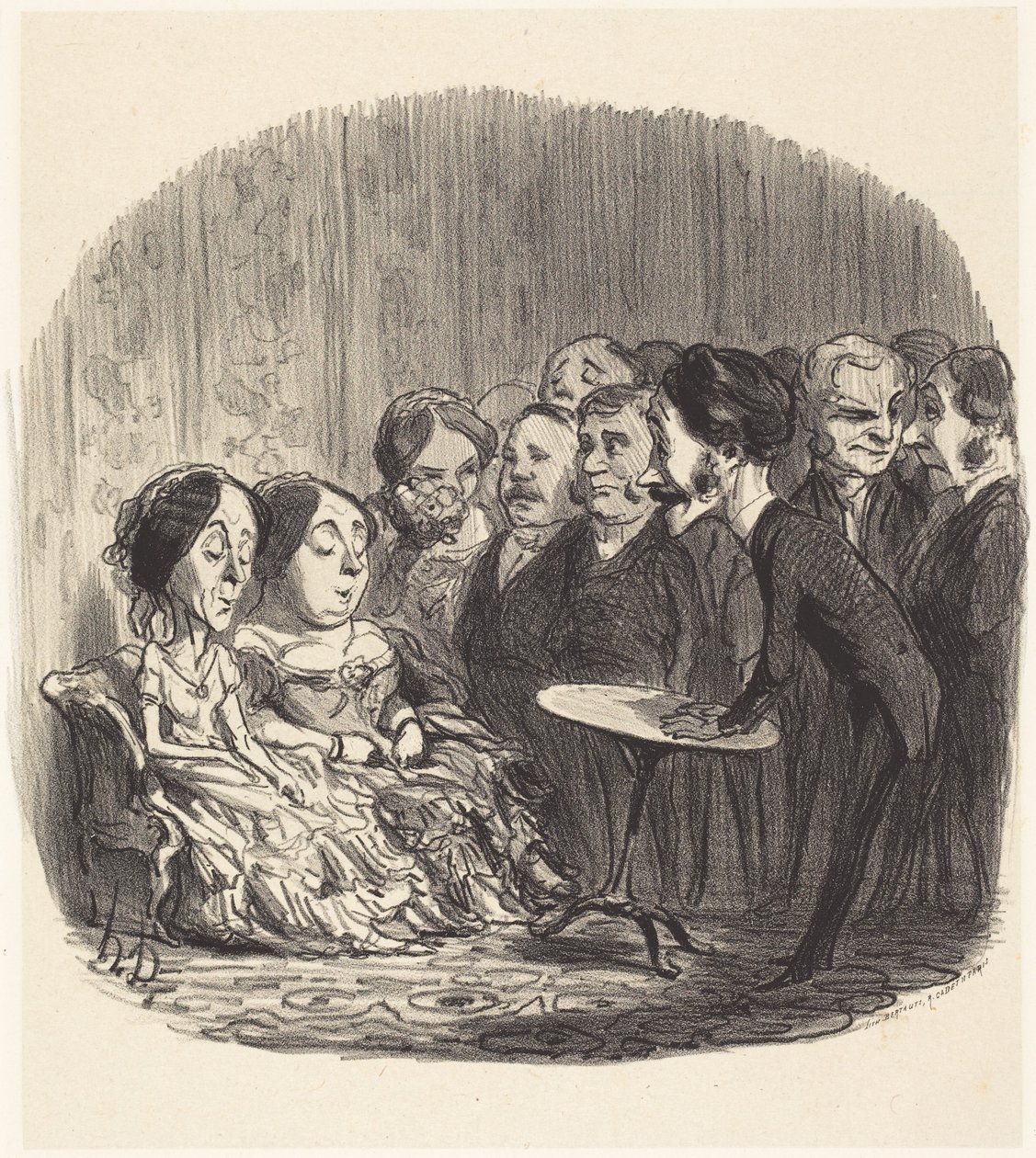 The Poltergeist by Honoré Daumier