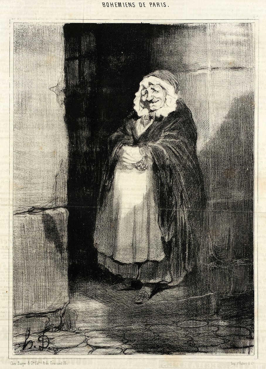 The Walker by Honoré Daumier