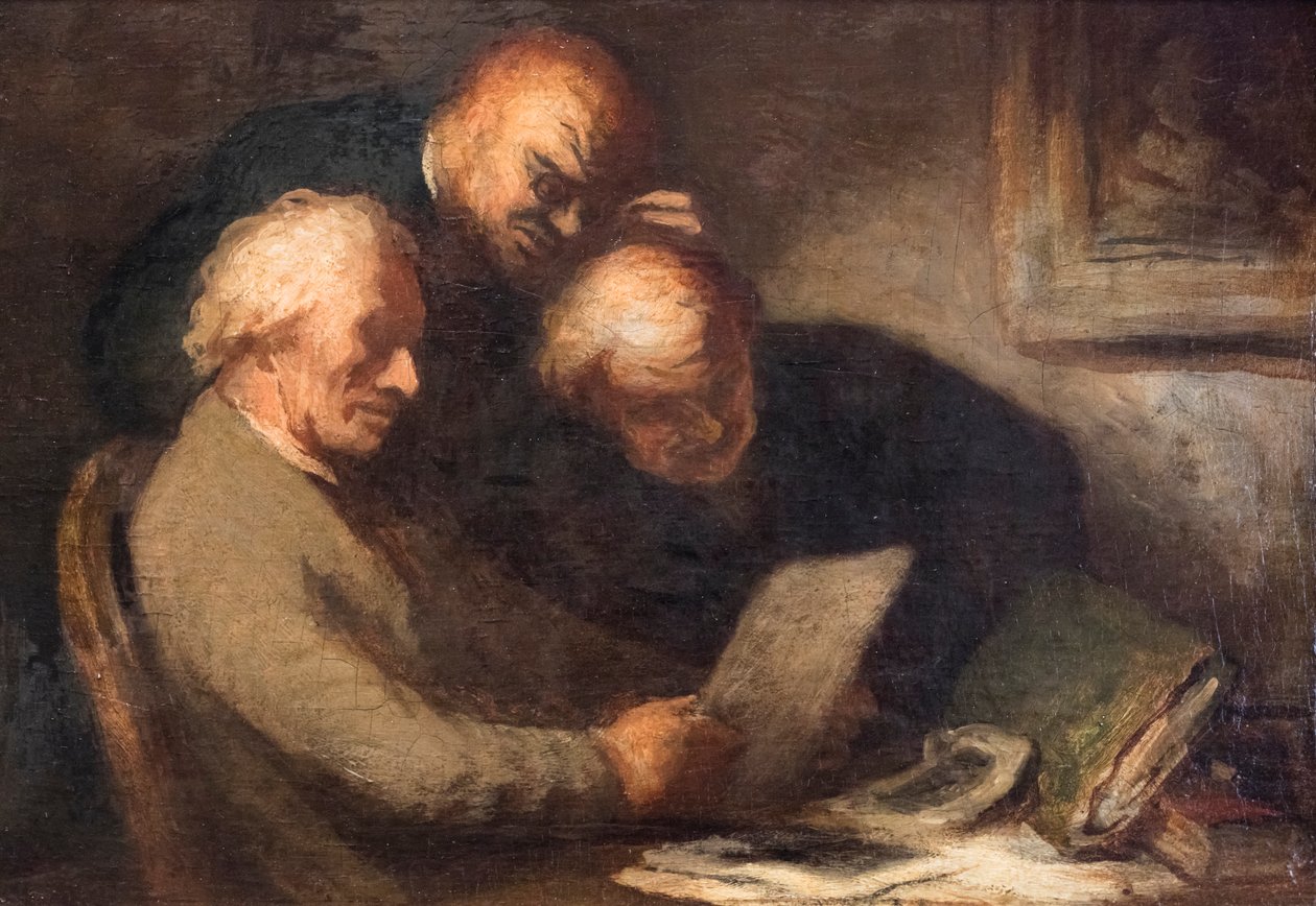 The Print Collector by Honore Daumier
