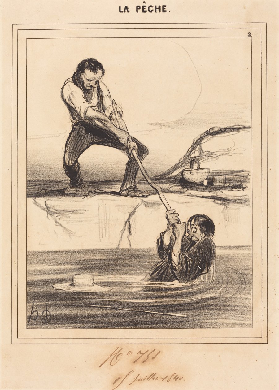 Le Barbillon Draws... by Honoré Daumier