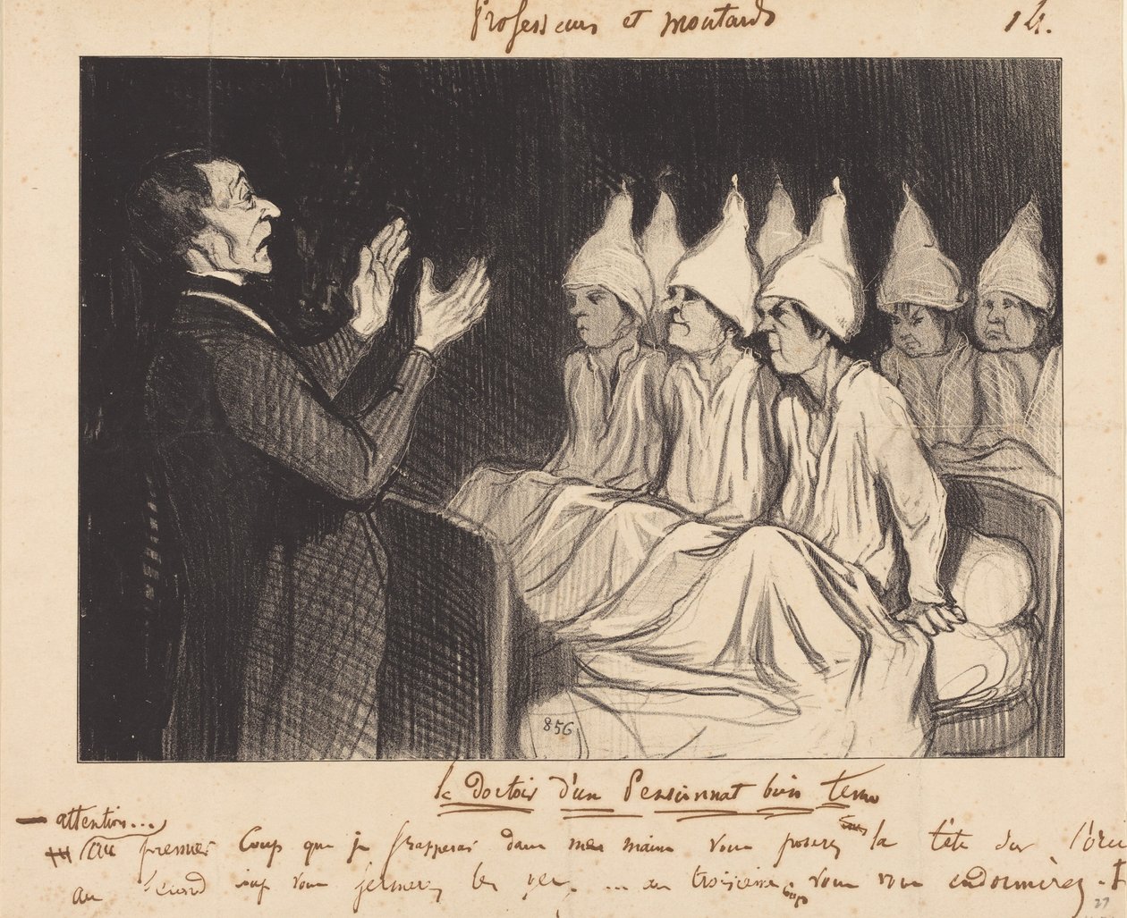 The Dormitory of a Well-Run Boarding School by Honoré Daumier