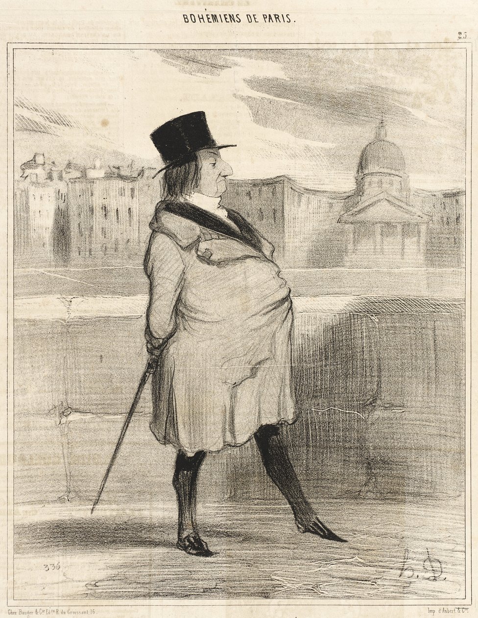 The Member of All Academies by Honoré Daumier