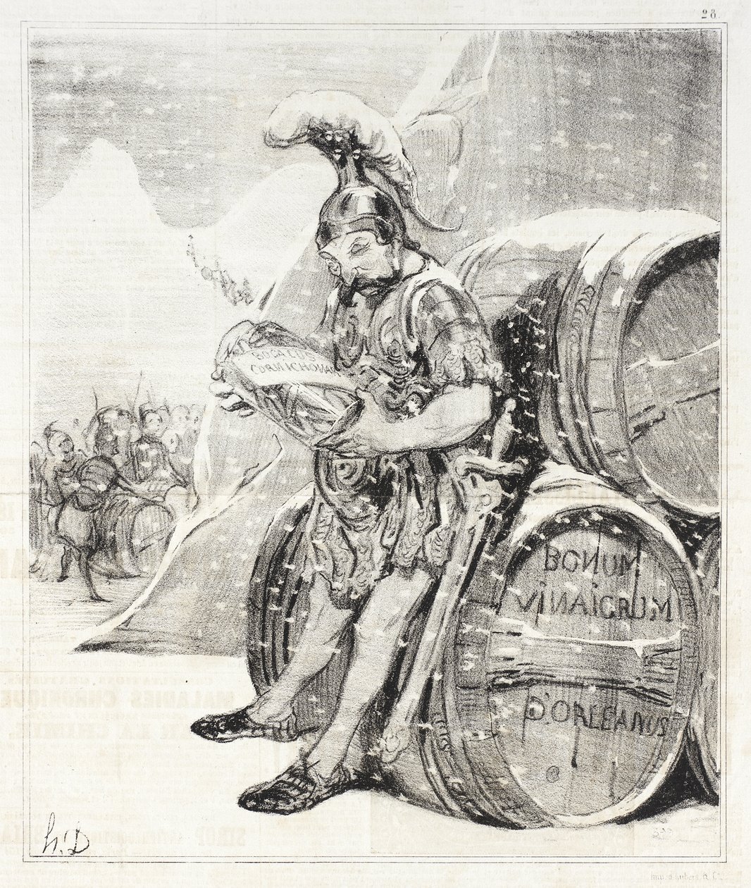 The Passage of Hannibal by Honoré Daumier