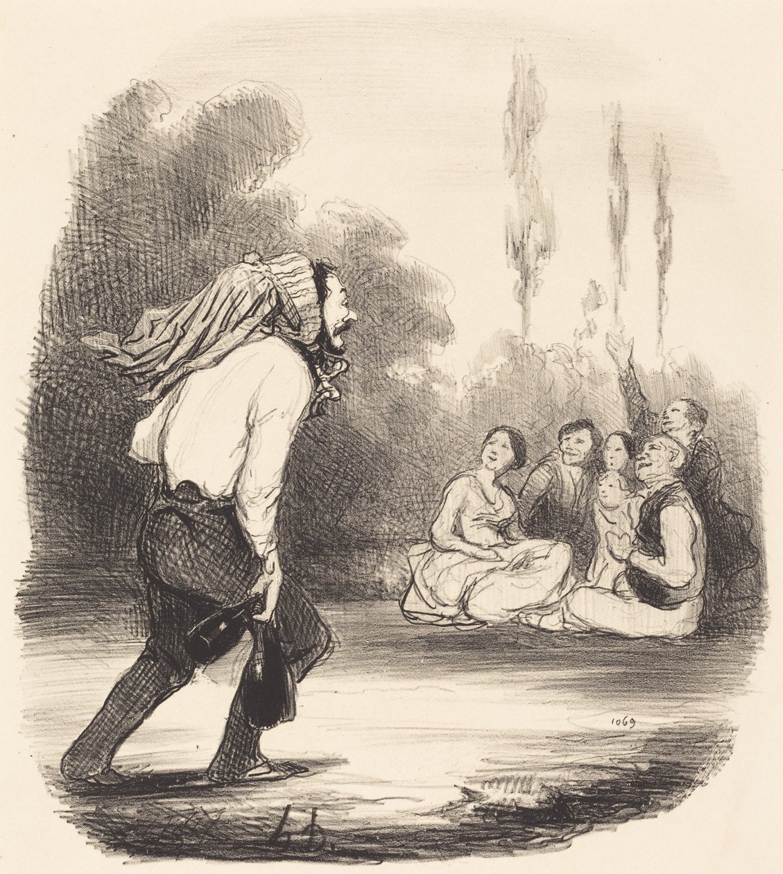 The Most Mischievous of the Society by Honoré Daumier