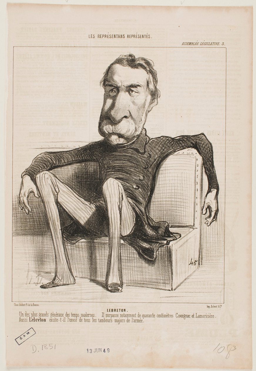 Lebreton by Honoré Daumier