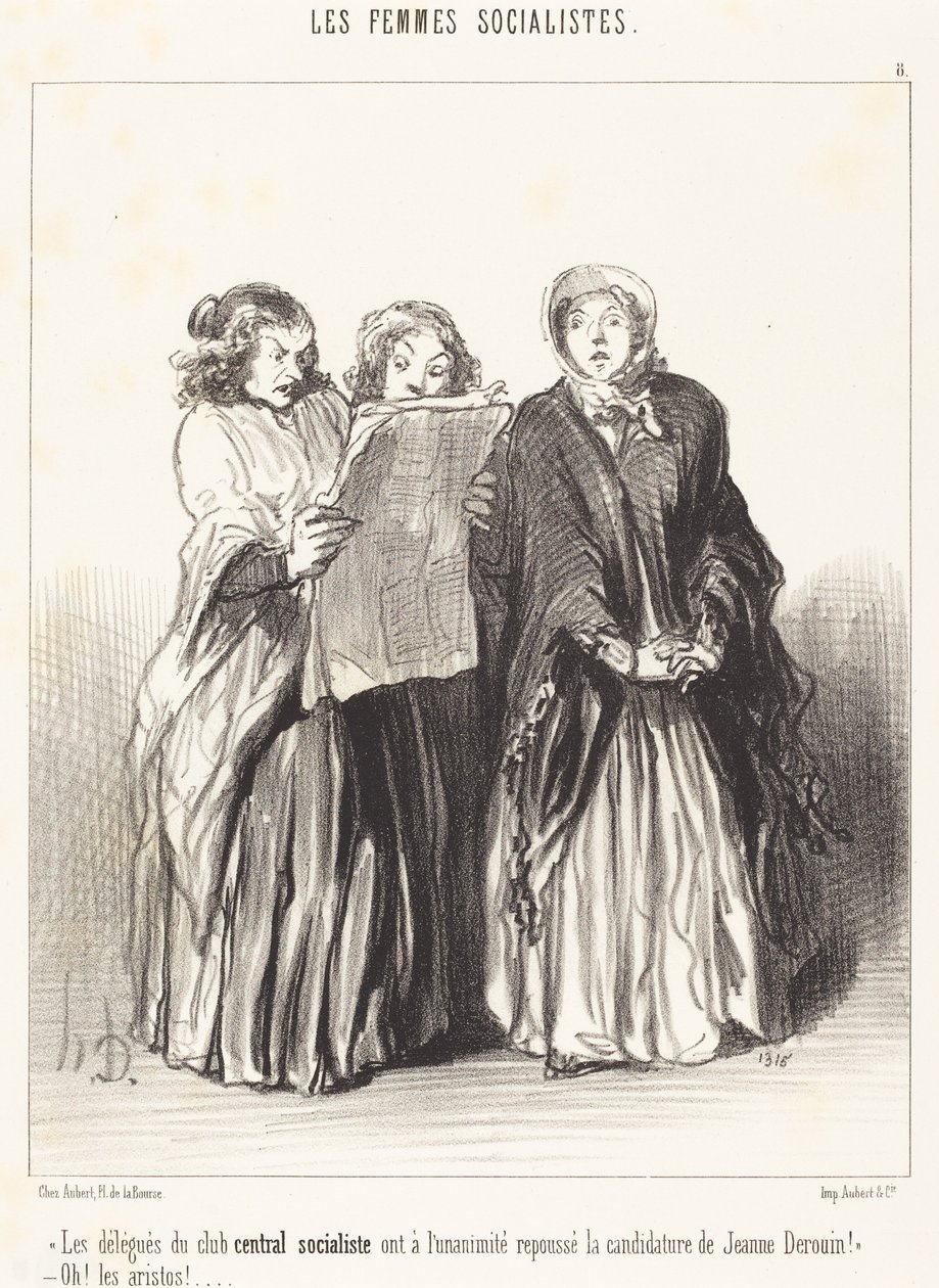 The Delegates of the Central Socialist Club have rejected... by Honoré Daumier