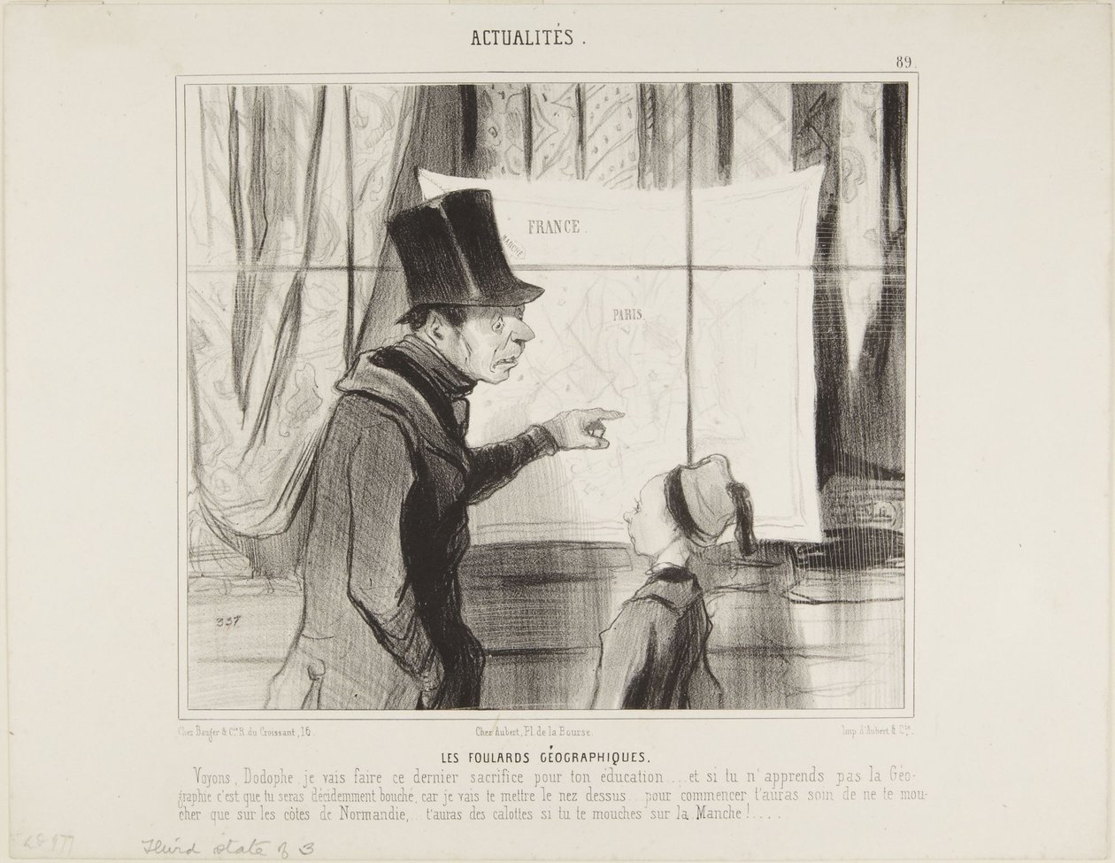 The Geographic Scarves by Honoré Daumier