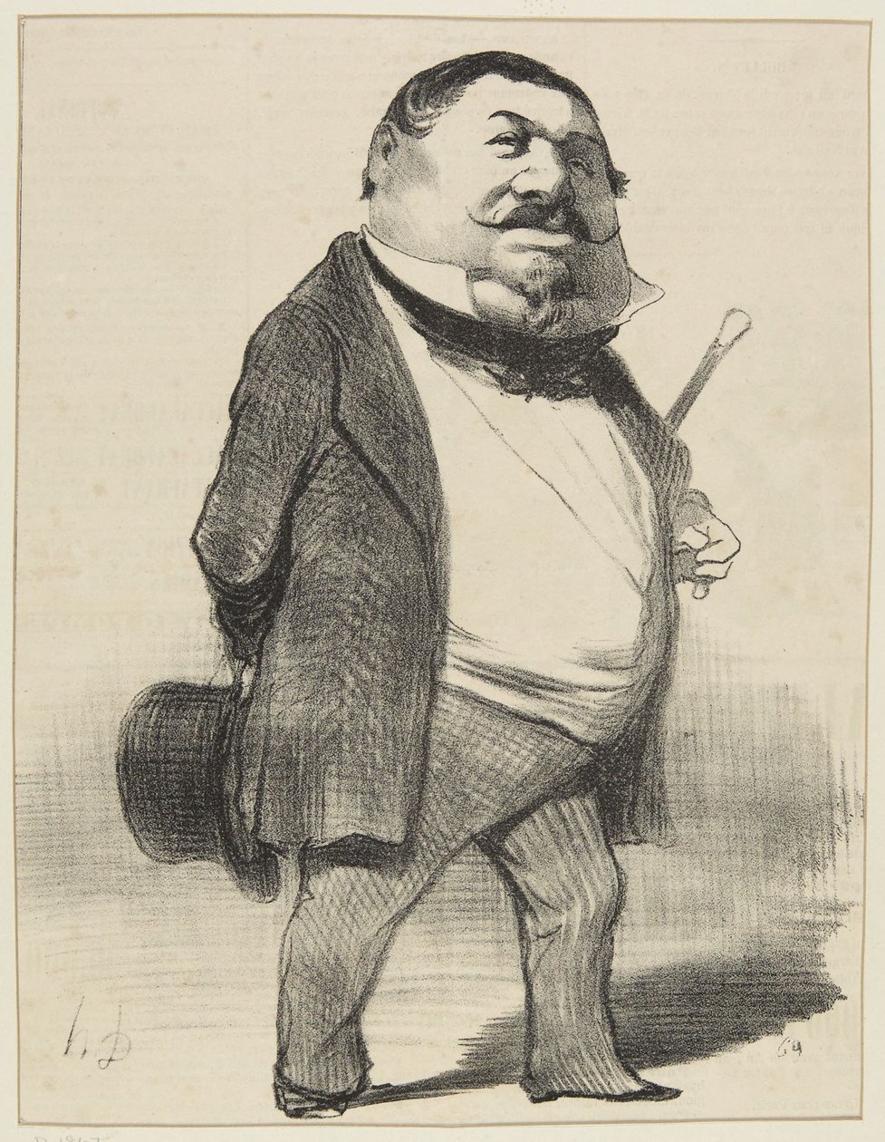 “Lucien Murat” by Honoré Daumier