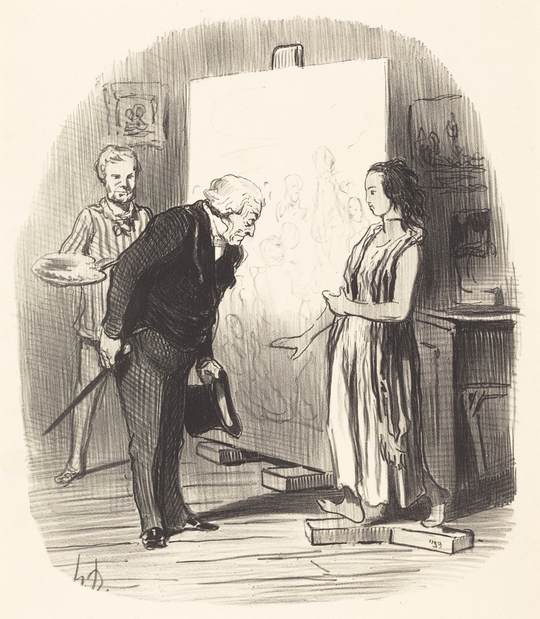 Madam, I am honoured! by Honoré Daumier