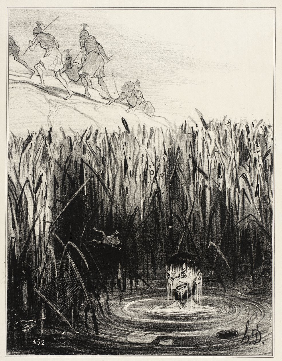 Marius at Minturnae by Honoré Daumier