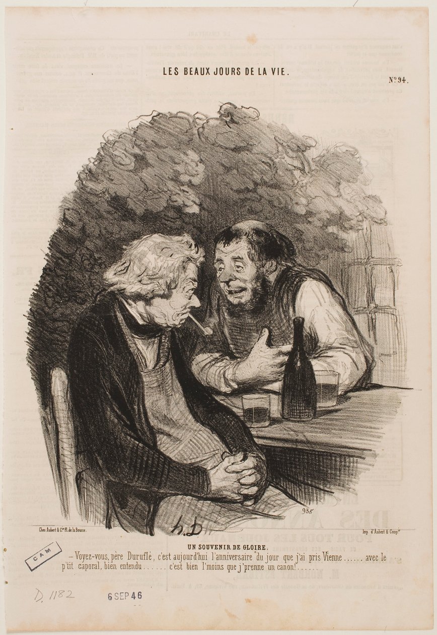 Memories of Glory by Honoré Daumier