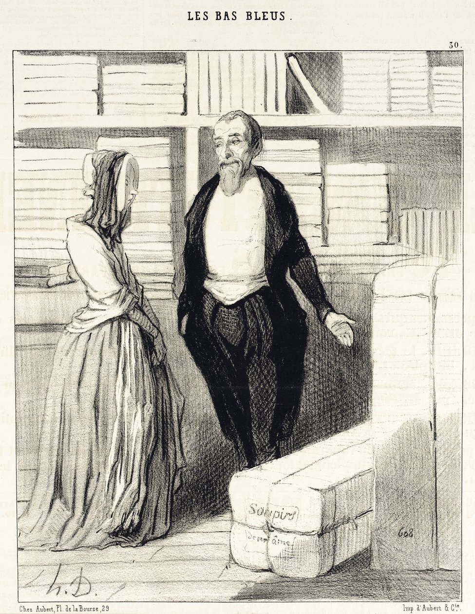 Our accounts are easy to settle... by Honoré Daumier