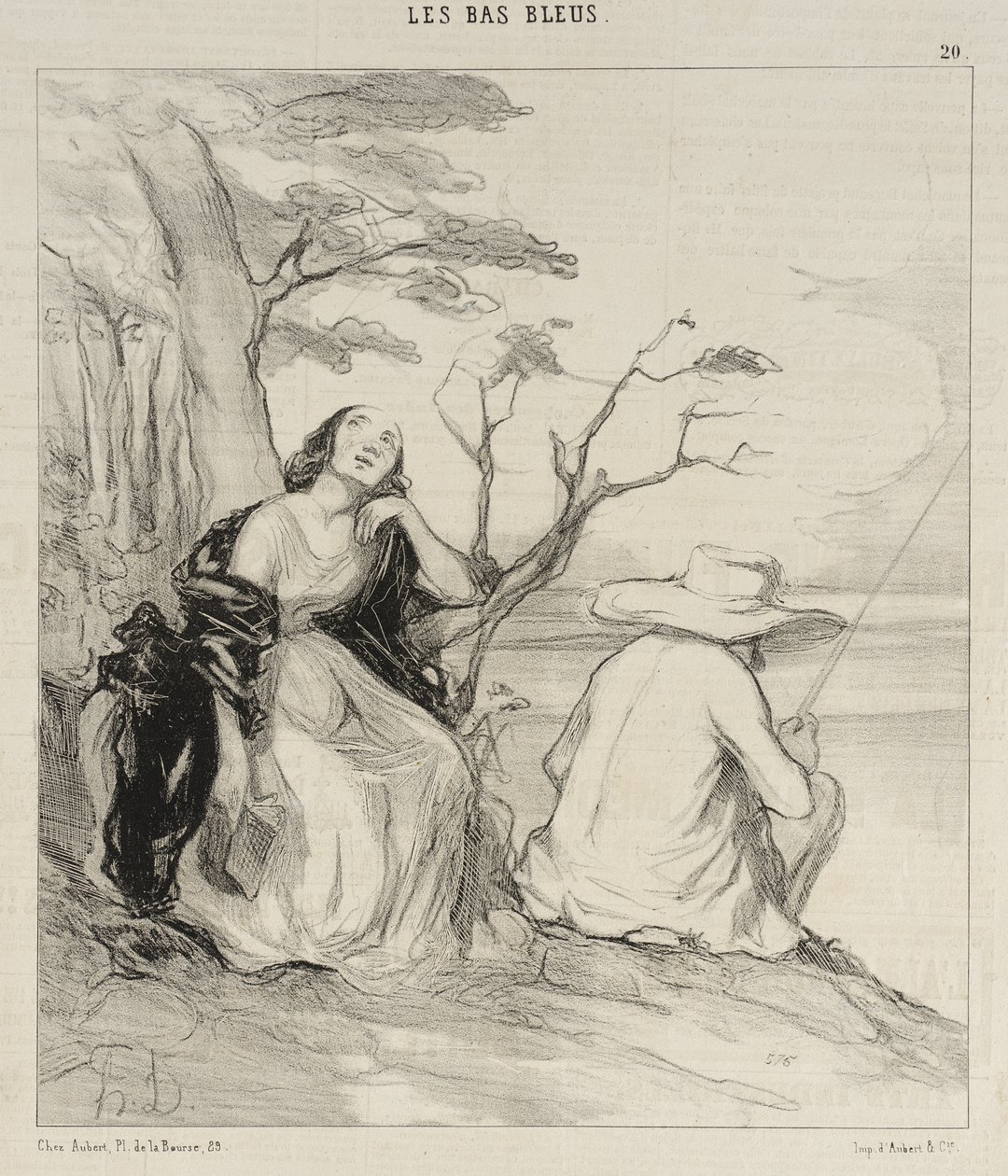 Oh sorrow!... to have dreamed of a husband... by Honoré Daumier