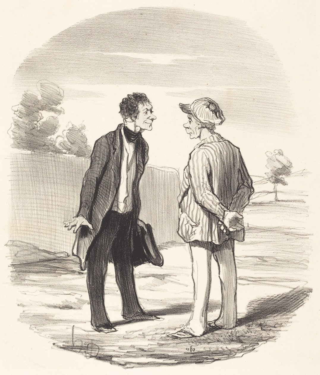 Yes, Mr. Gimblet, Order Will Be... Restored... by Honoré Daumier