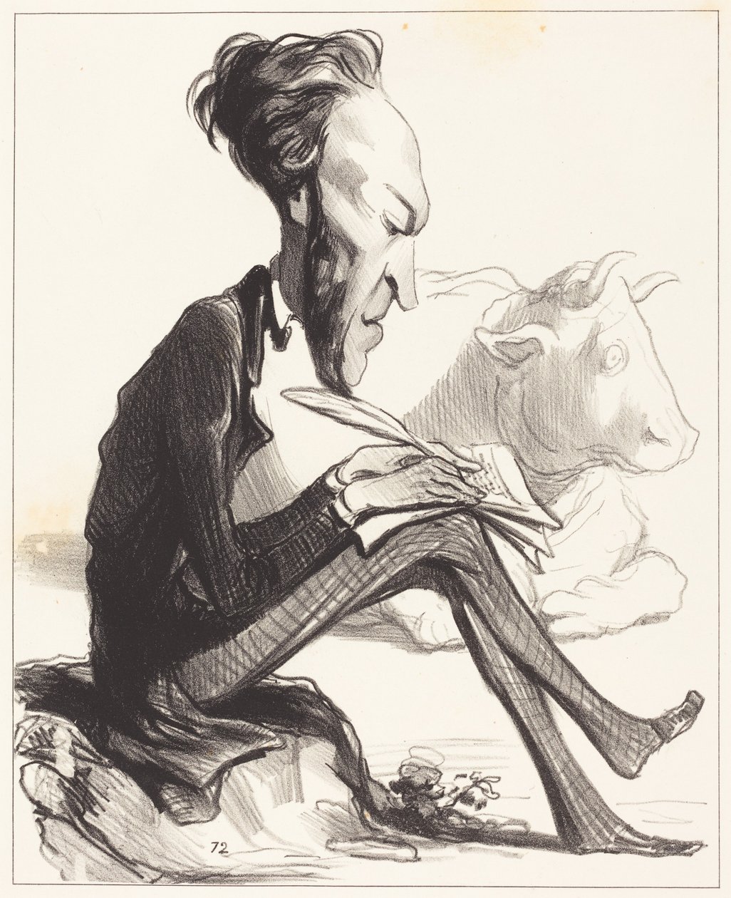 Ph. Auguste Demesmay by Honoré Daumier