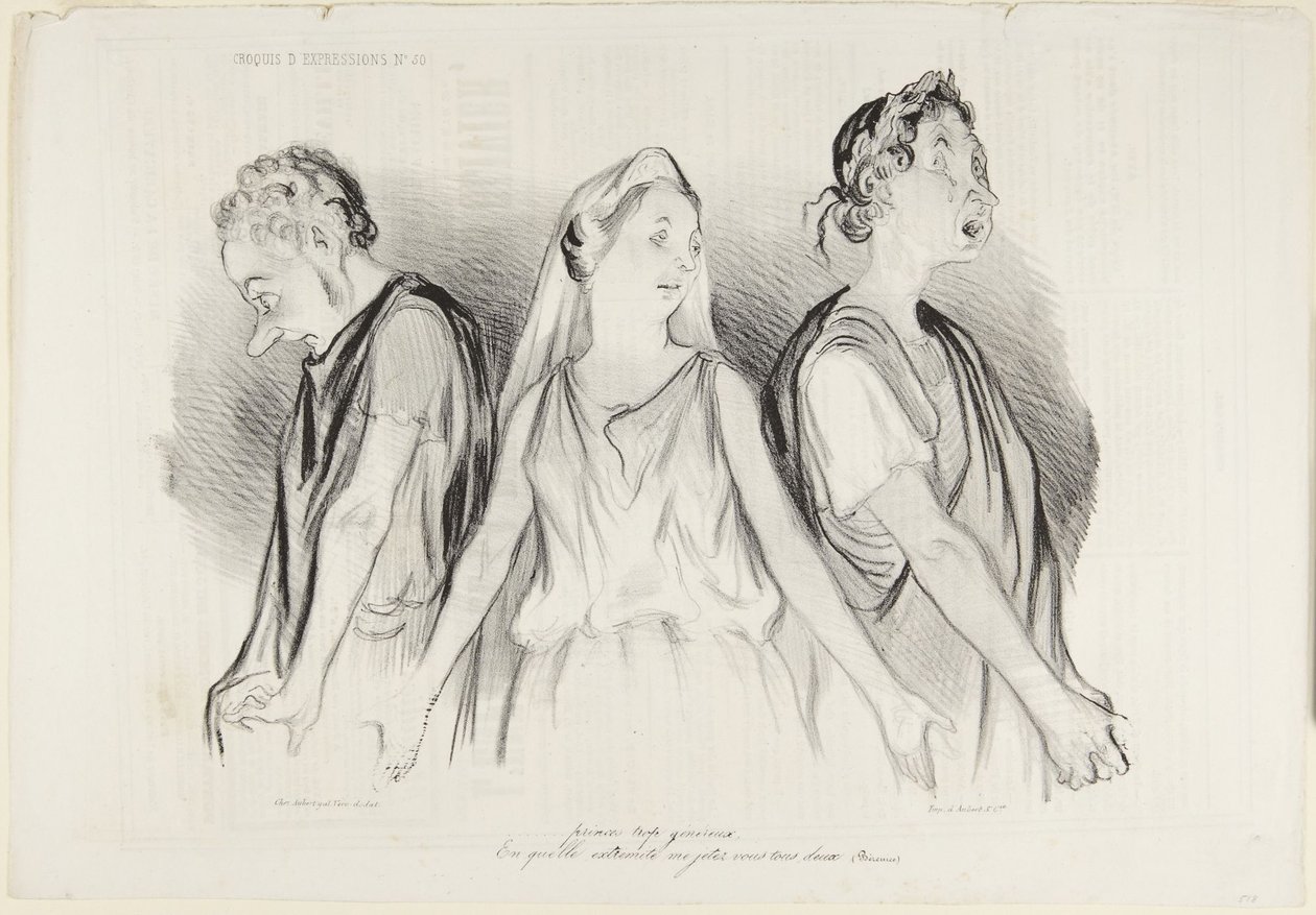 ... Princes Too Generous, Number 50 from the Series “Croquis d