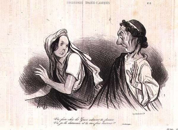 Pysiognomy of the Characters of Classical Tragedy; "Go, make the Greeks admire your pride. Go, I disown it and you make me sick" from 