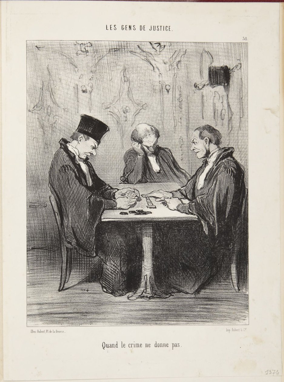 When Crime Does Not Pay by Honoré Daumier