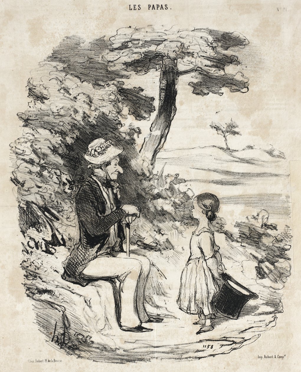 When You Have a Joker Father by Honoré Daumier