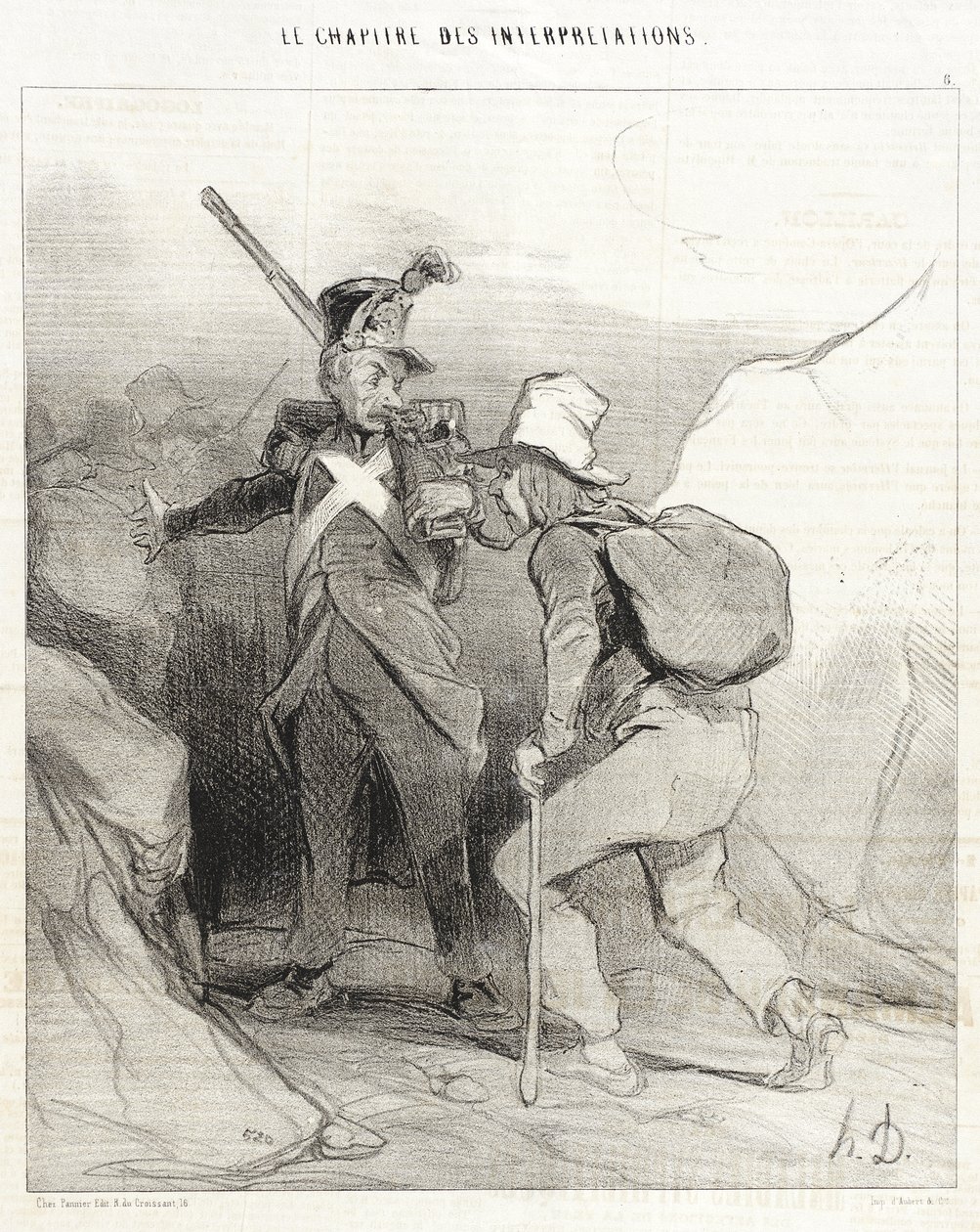 When You Were in Your Village You Would Have... by Honoré Daumier