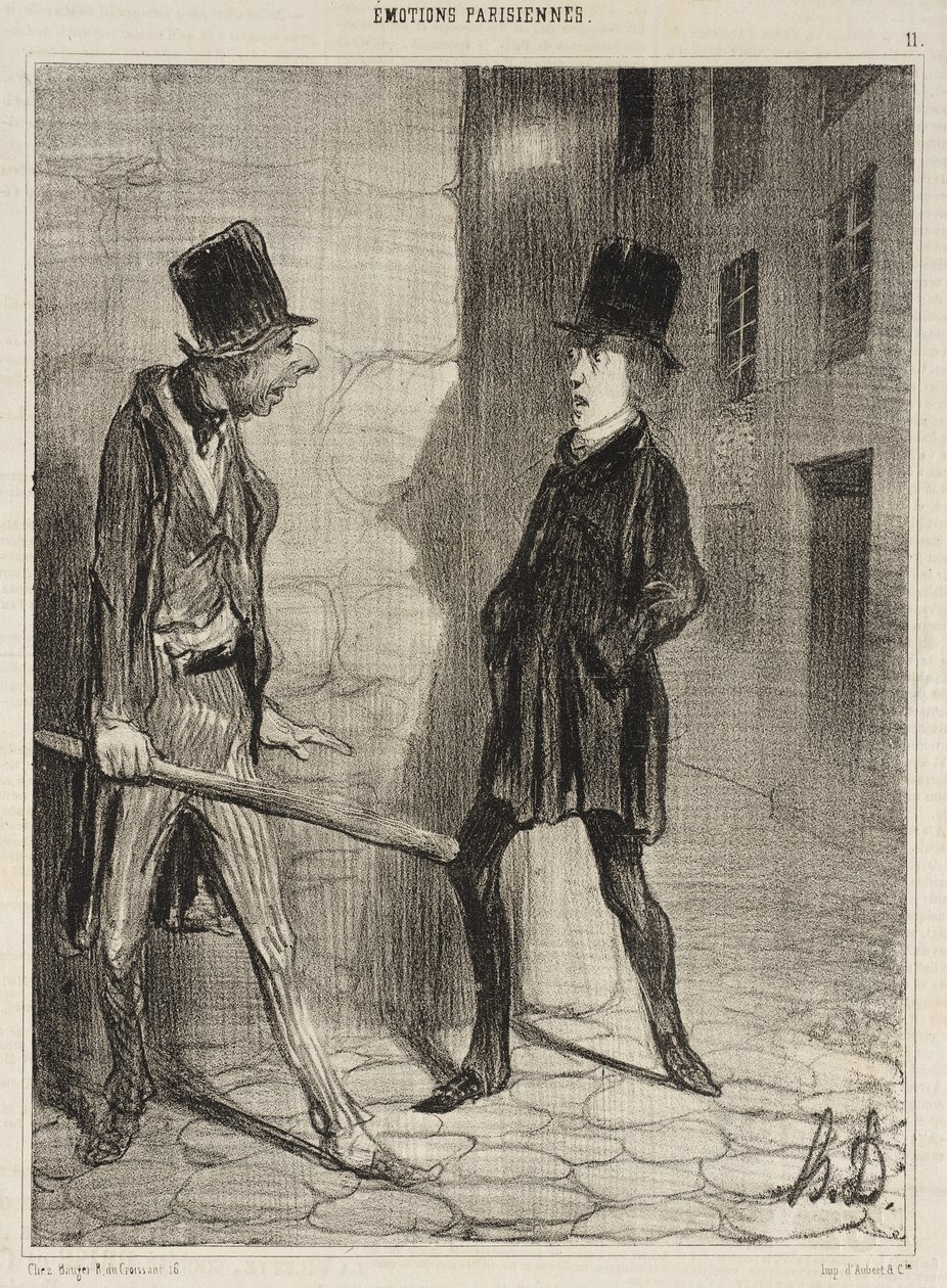 What Time Is It, Please? by Honoré Daumier