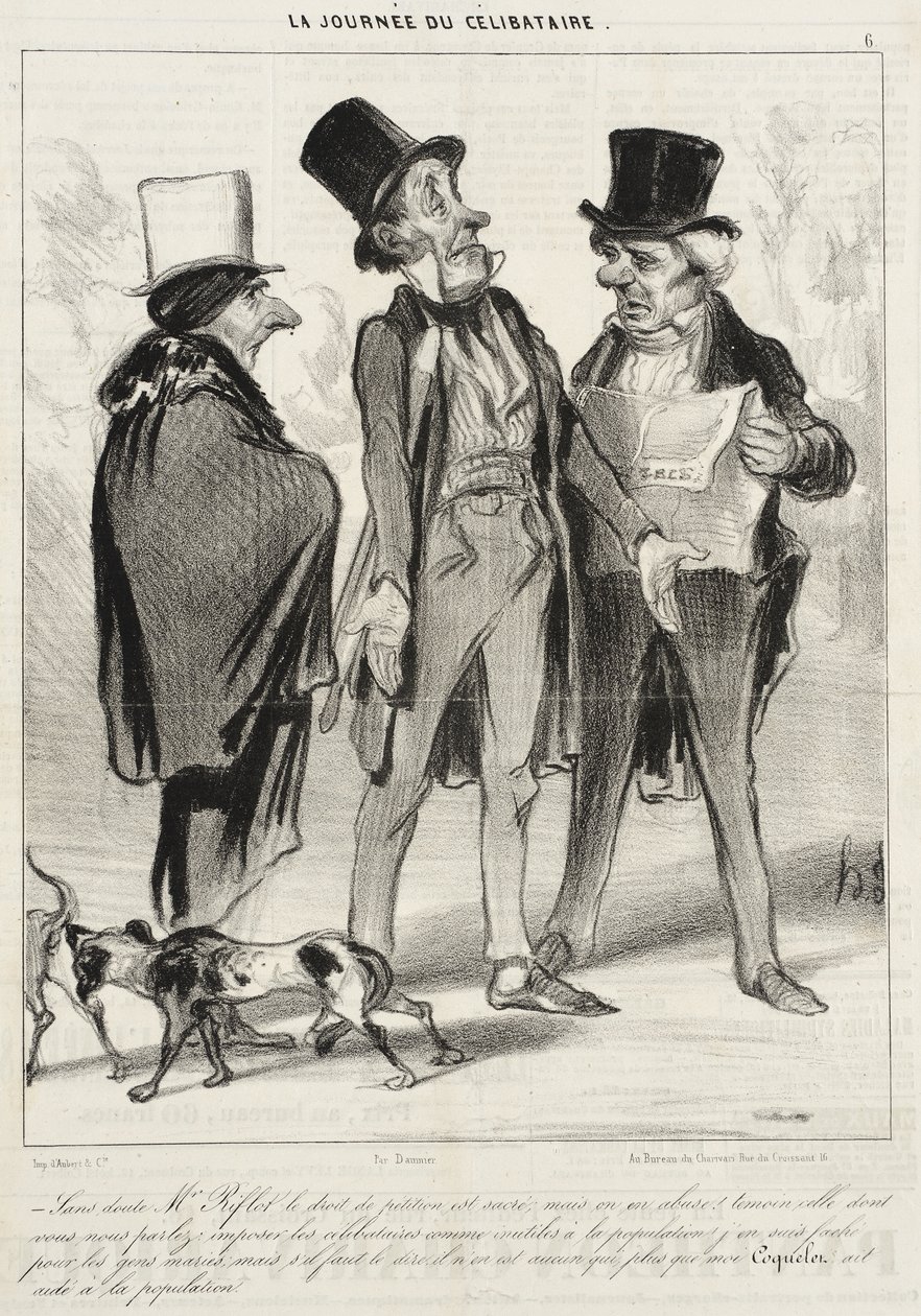 Surely Mr. Riflot the right... by Honoré Daumier
