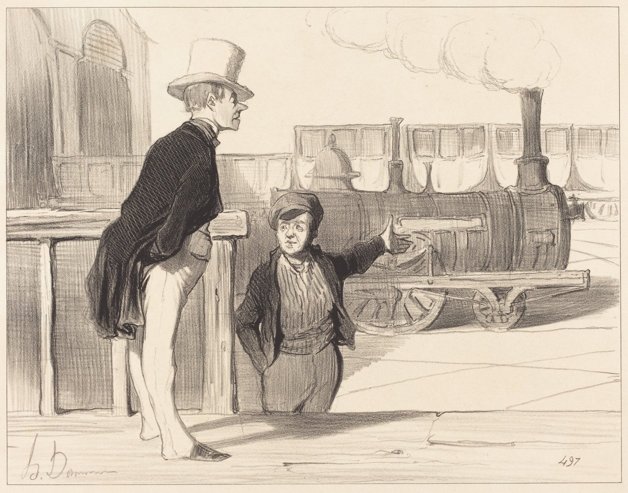 If My Machine Is Good? I Believe So... by Honoré Daumier