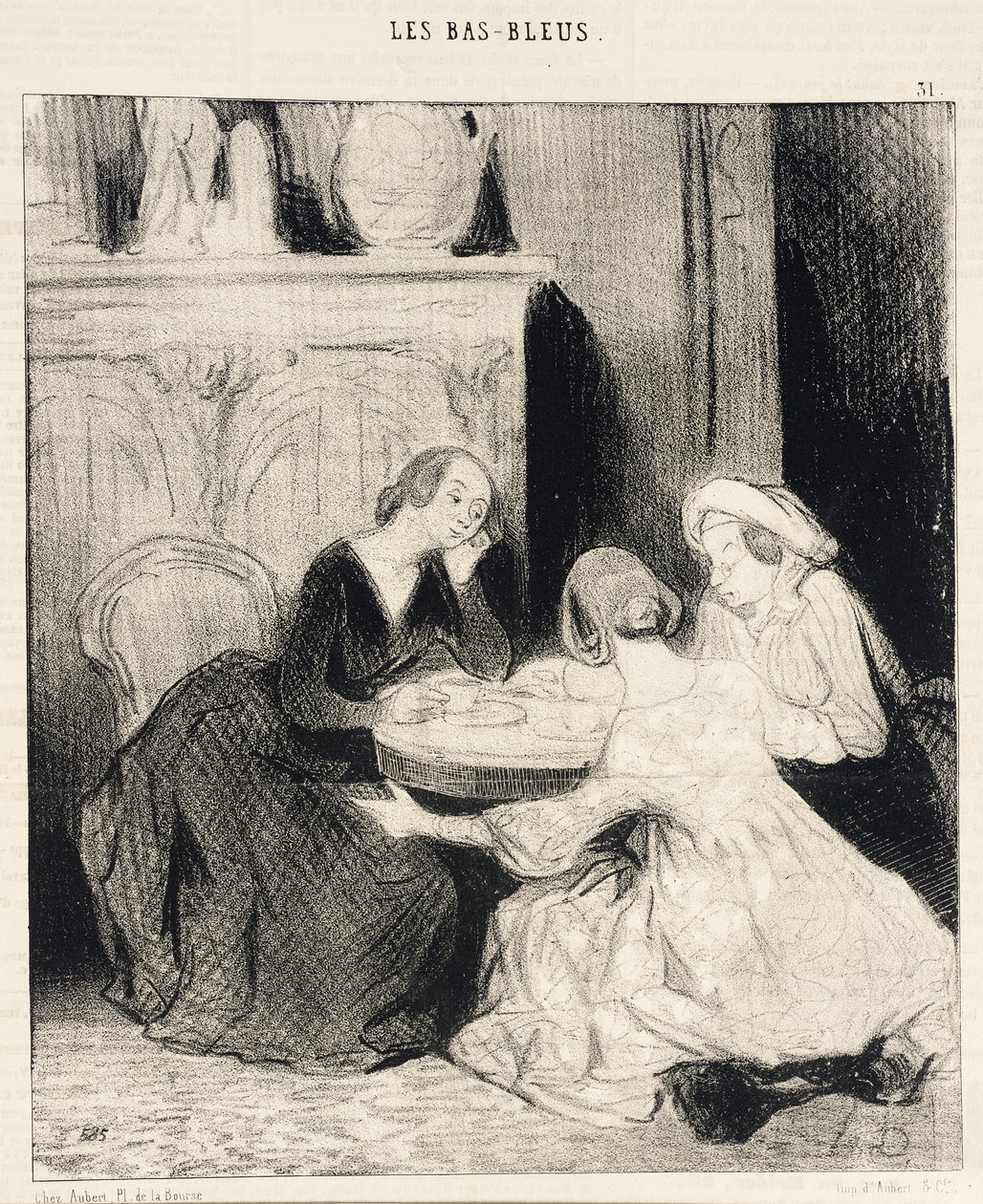 Follow My Reasoning, Eudoxie... by Honoré Daumier