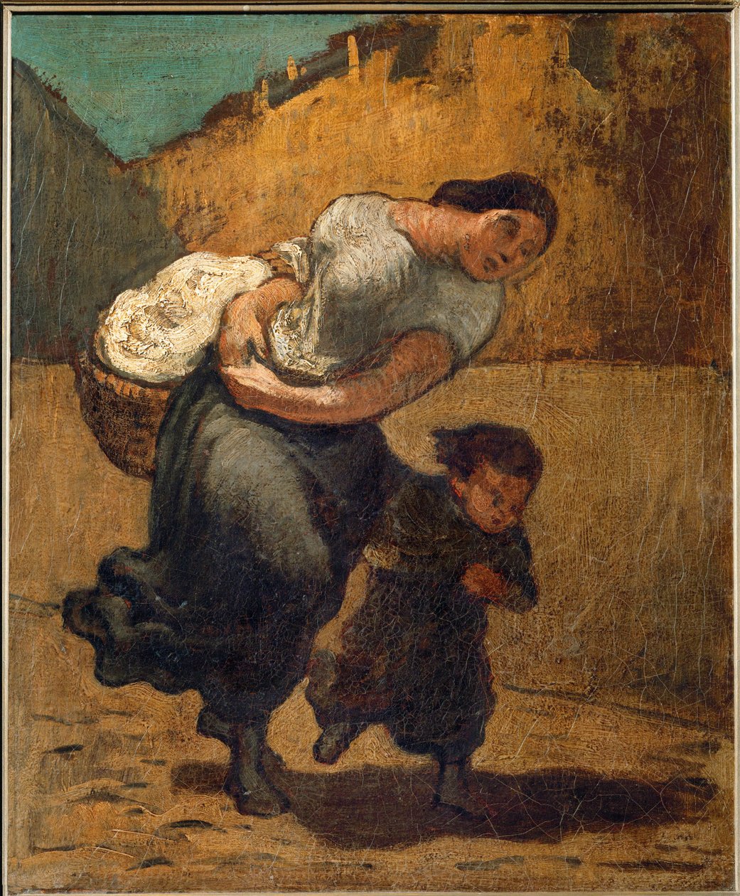 The Burden by Honoré Daumier