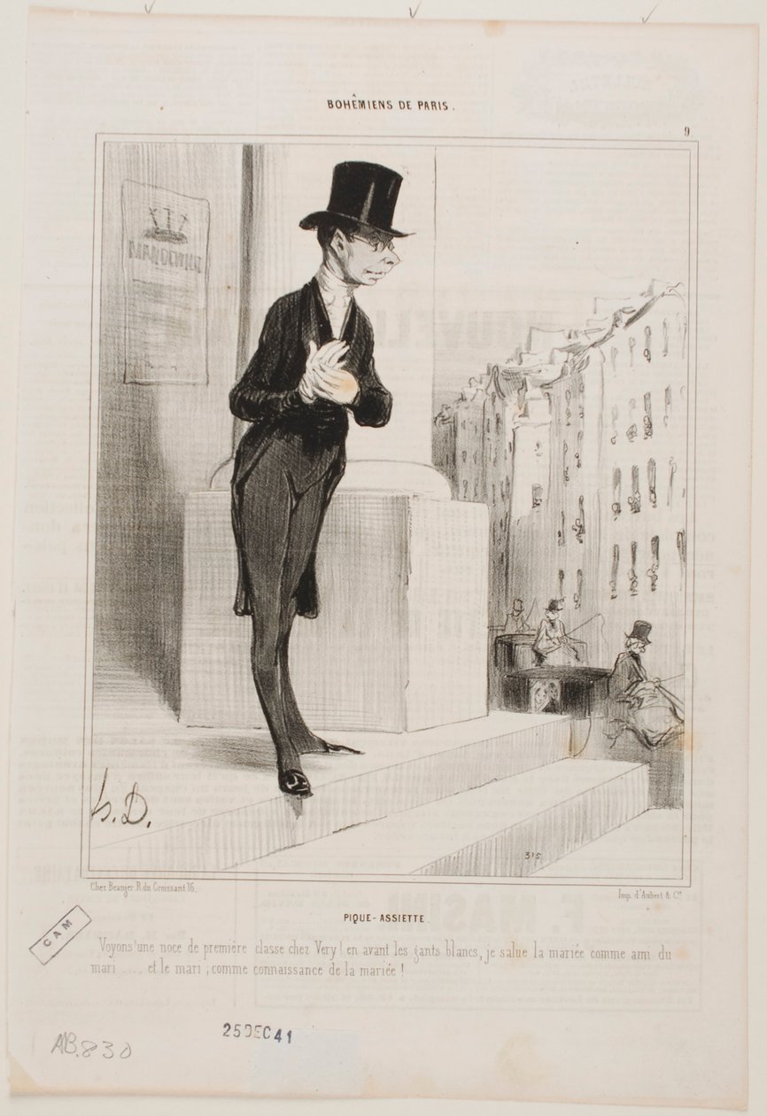 The Sponger by Honoré Daumier