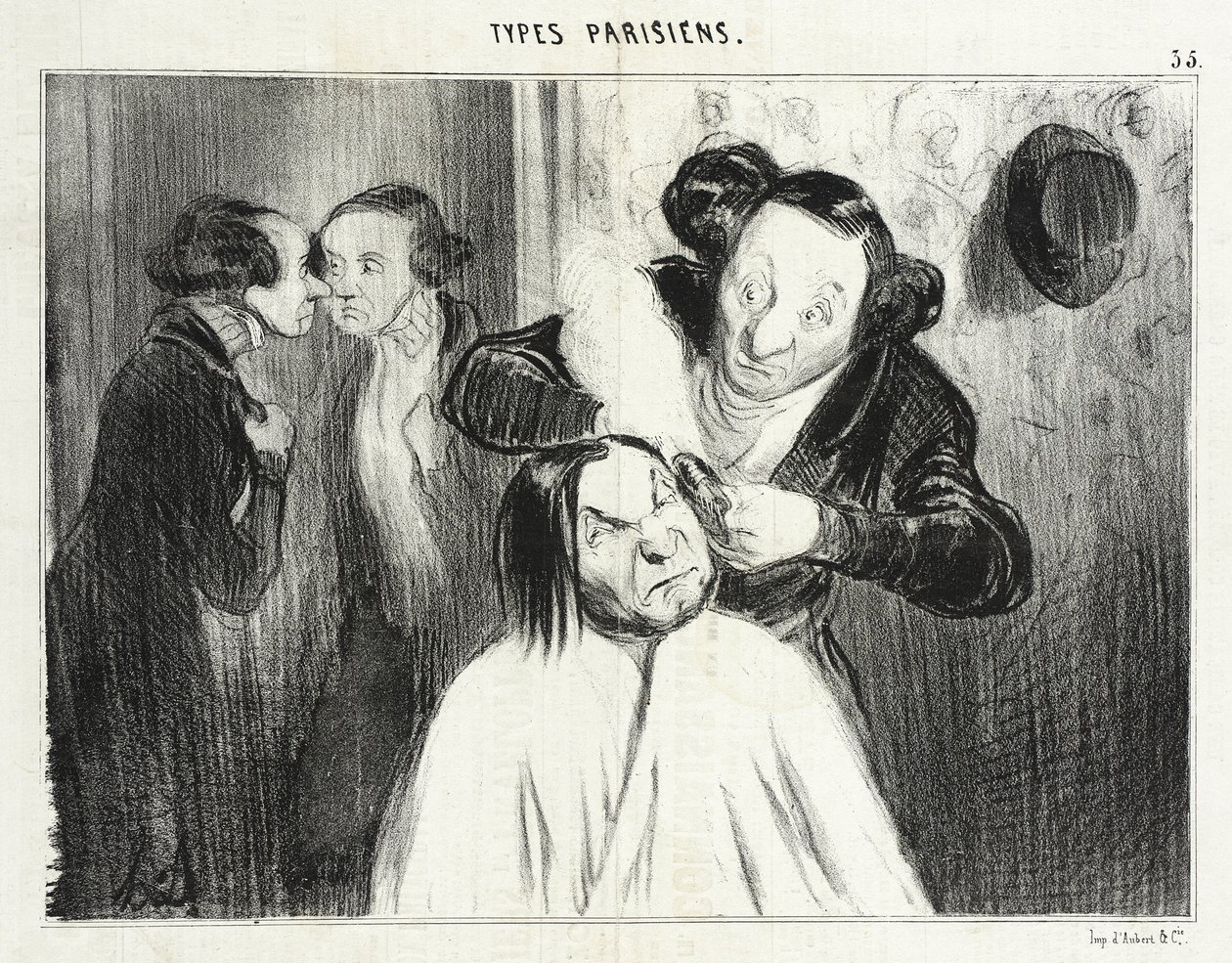 Types Parisiens (series of prints) by Honoré Daumier