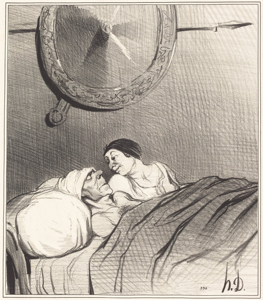 Ulysses and Penelope by Honoré Daumier
