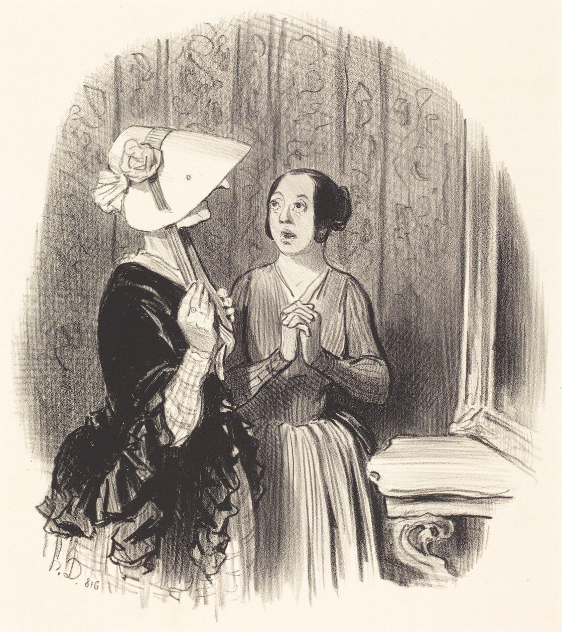 A Pamela Hat by Honoré Daumier