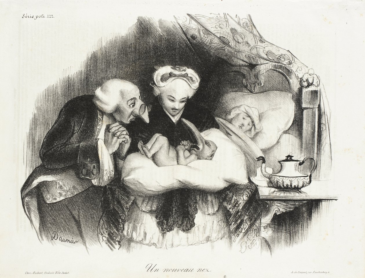 A New Nose by Honoré Daumier