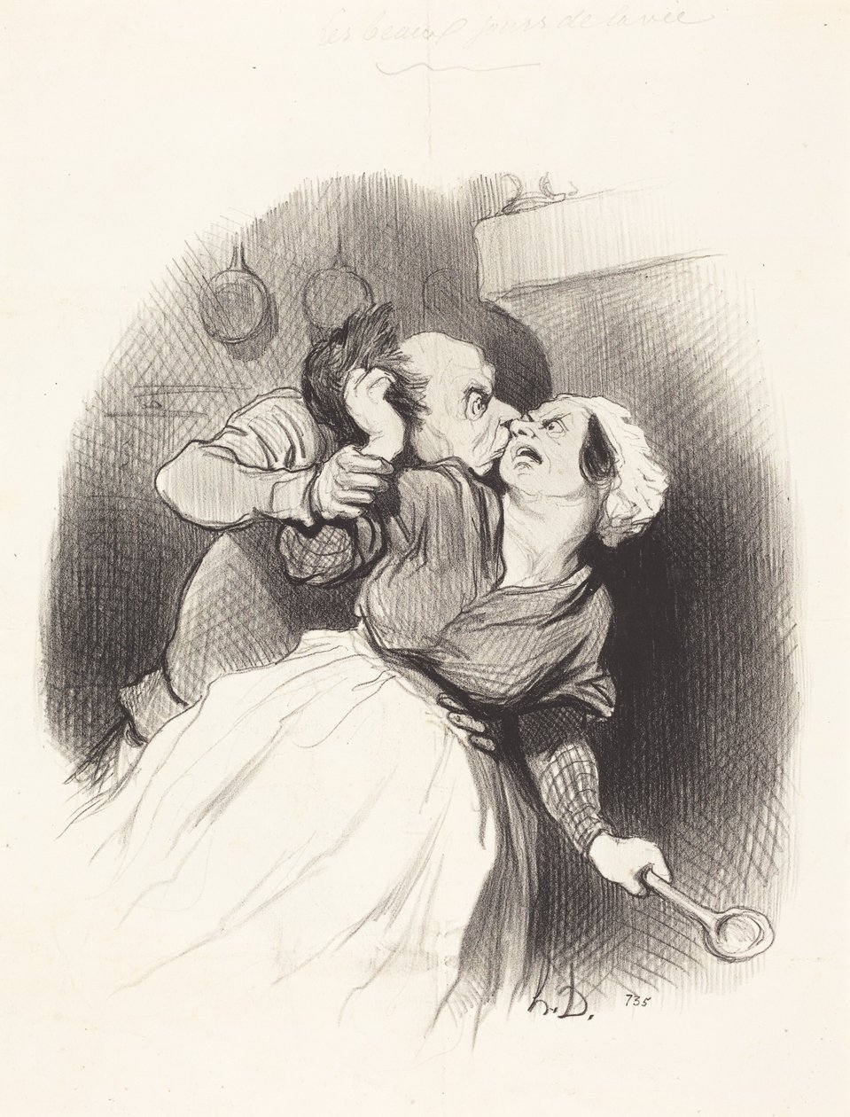 A Return of Youth by Honoré Daumier