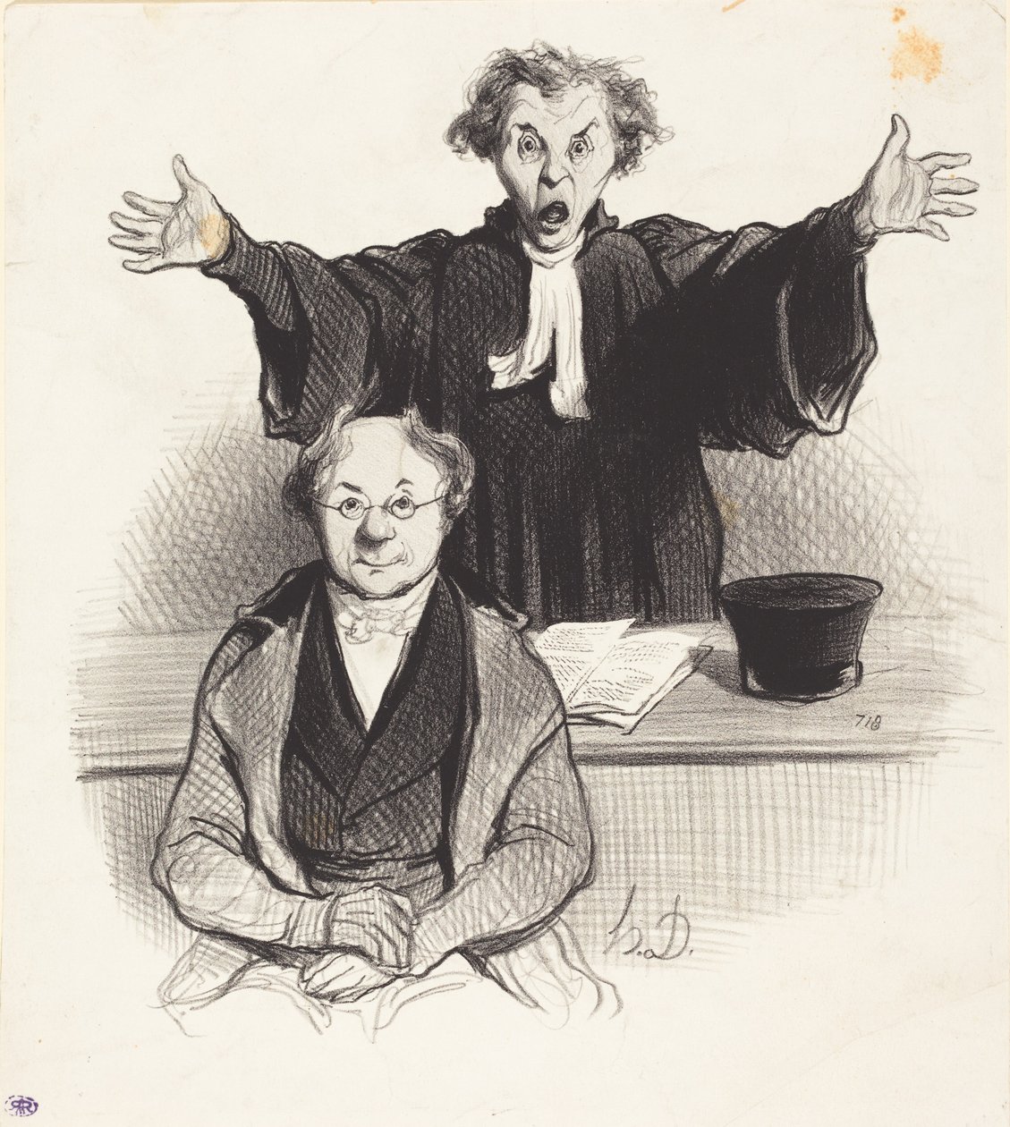 A Request for Separation by Honoré Daumier
