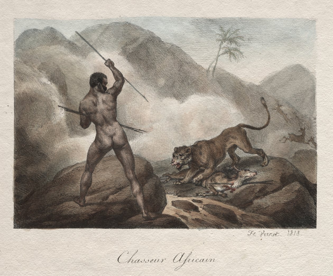 African Hunter by Horace Vernet