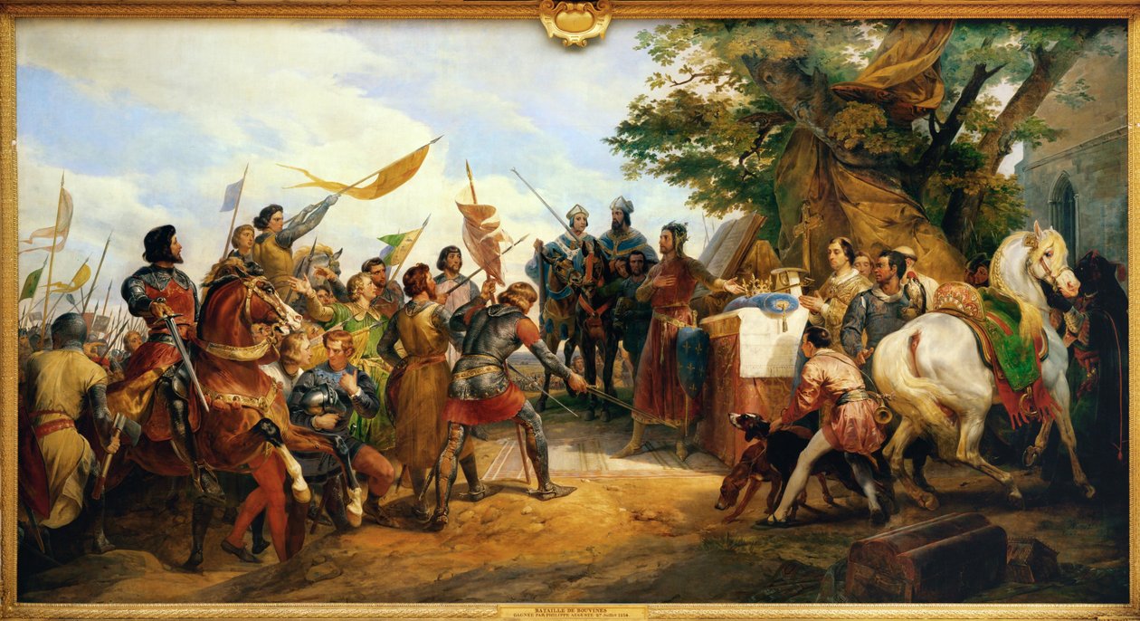 Battle of Bouvines by Horace Vernet