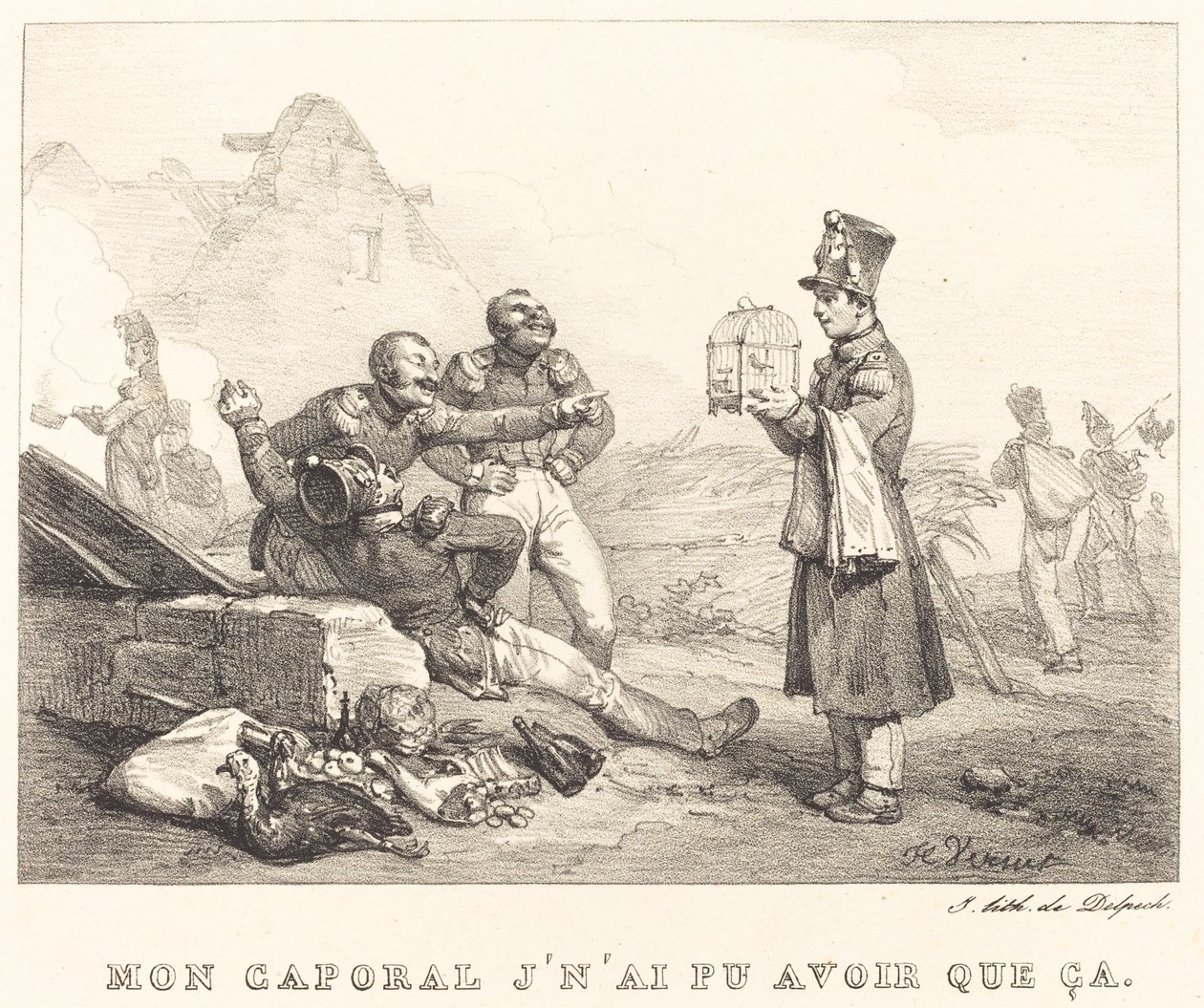 My Corporal, I Could Only Get This by Emile Jean Horace Vernet