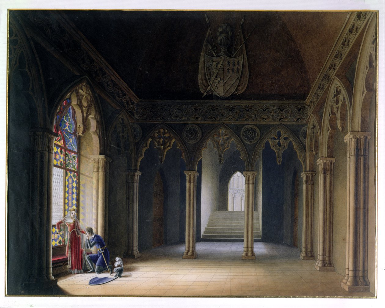 The Knights Departure by Hortense de Beauharnais