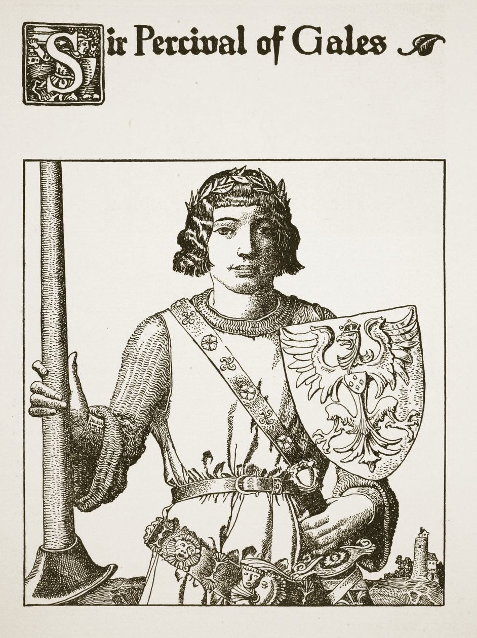 Sir Percival of Gales, Illustration from 