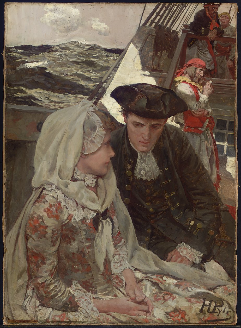 Comforting Words by Howard Pyle: Premium art reproduction