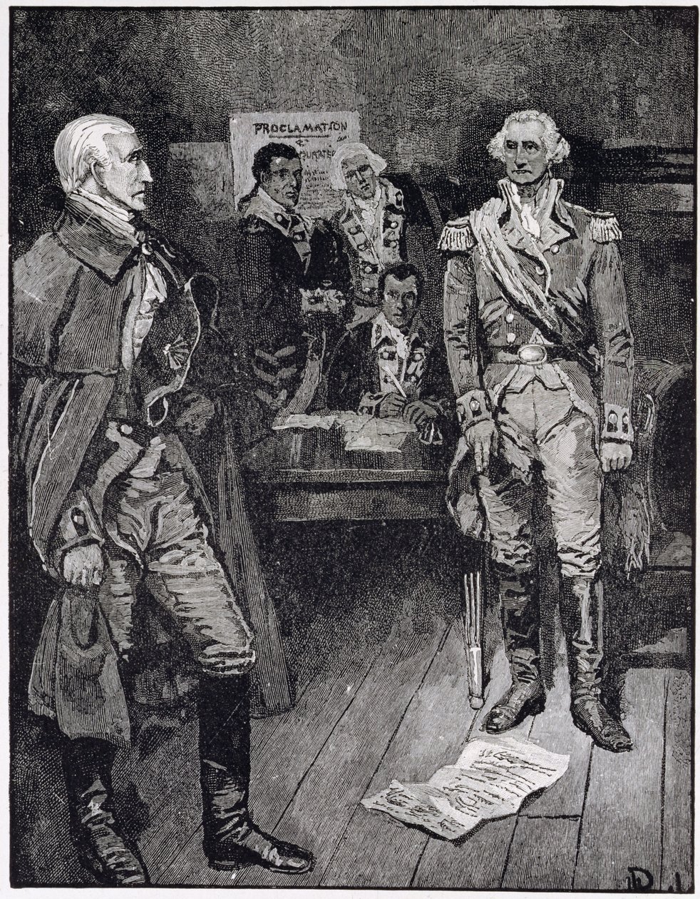Washington Refusing a Dictatorship, from Harper