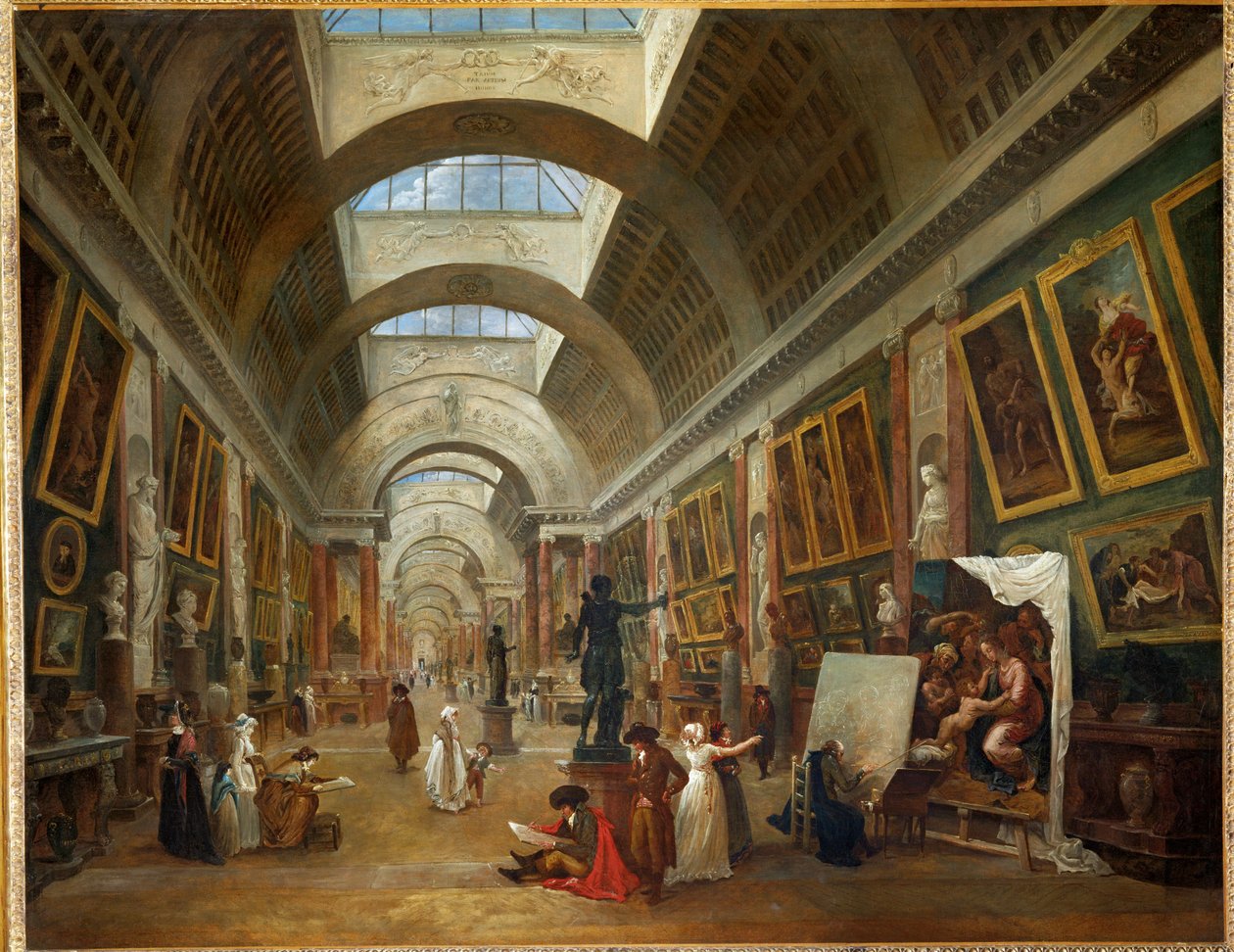 Project for the Development of the Grande Galerie of the Louvre by Hubert (circle of) Robert