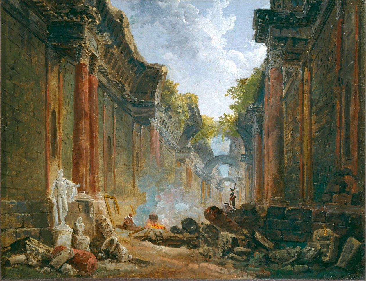 Imaginary View of the Grand Gallery in Ruins