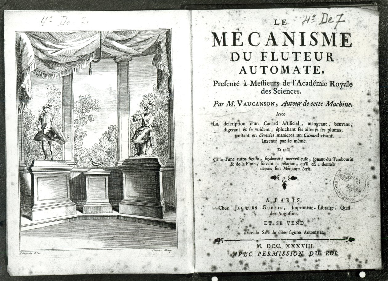 Automatons, Illustration of the Frontispiece from 