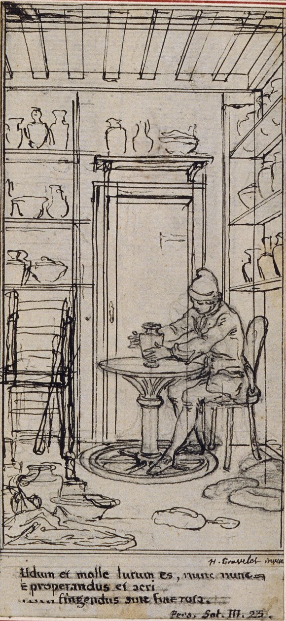 Study for Vignette-Frontispiece in Poncelot