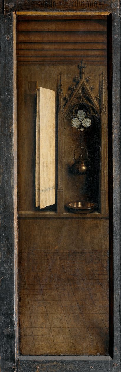 Panel from the Exterior of the Right Shutter of the Ghent Altarpiece by Hubert & Jan van (1390-1441) Eyck