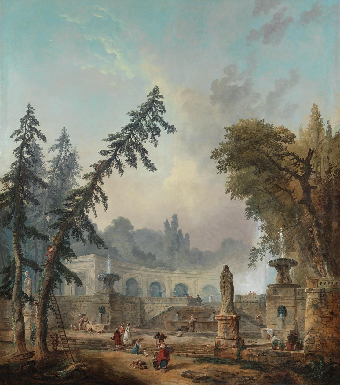 Park Landscape by Hubert Robert