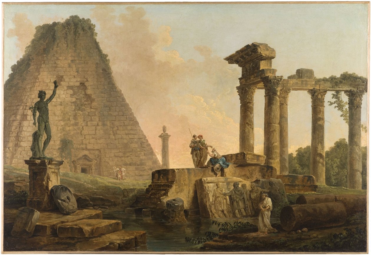 Roman Ruins by Hubert Robert: Premium art reproduction